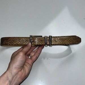 Evelyn & Arthur vintage lizard leather‎ belt
